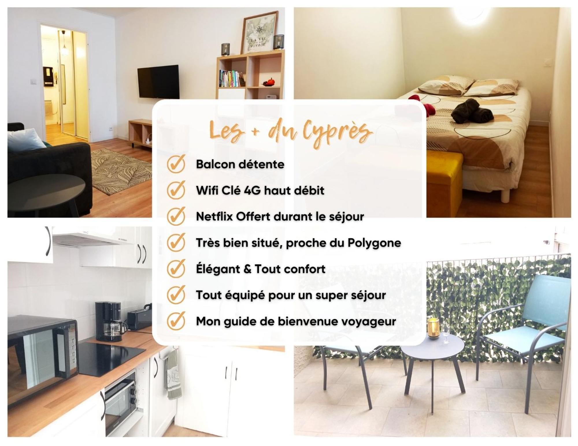Le Cypres - Appartement Ideal Pour Vos Vacances Ou Vos Deplacements Professionnels A Béziers Exterior foto